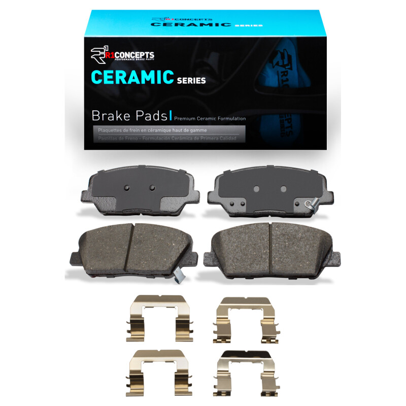 Hyundai Genesis Coupe Brake Pads - Front - R1 Concepts - Ceramic - `10-`16